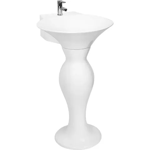 DOLPHIN(BWB24-BPD08) Full Pedestal Basin — OS-BS-DOLPHIN-BWB24-BPD08