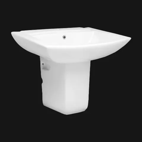 Belleza Half Pedestal Basin — OS-SW-1355