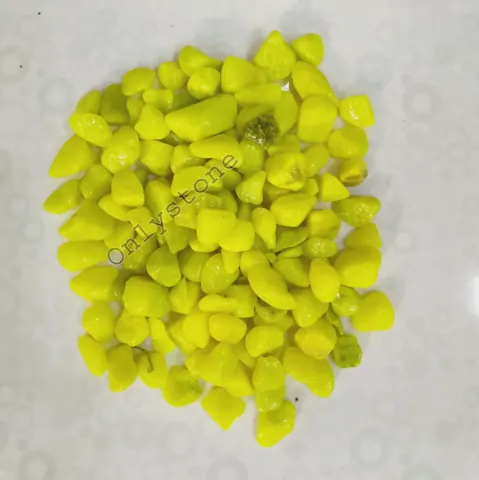 Yellow Decorative Pebbles — OS-PB-012