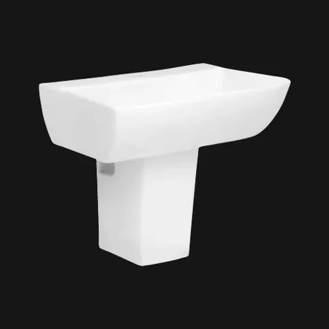 Vita Half Pedestal Basin — OS-SW-1375