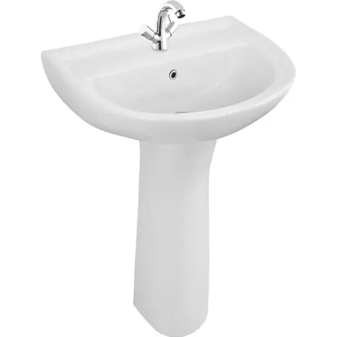 LENZ(BWB14-BPD02) Full Pedestal Basin — OS-BS-LENZ-BWB14-BPD02