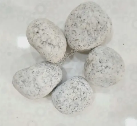White Granite Pebbles — OS-PB-007