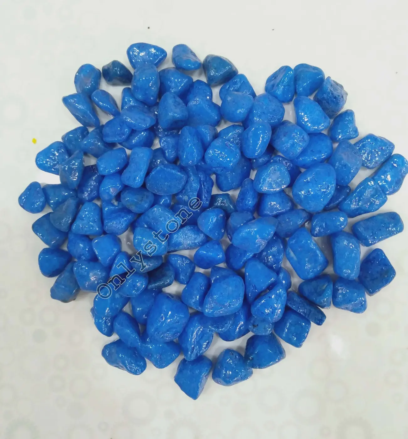 Blue Decorative Pebbles — OS-PB-016 Coloured & Glass Pebbles