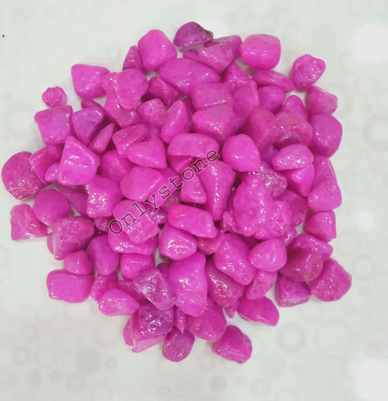 Pink Decorative Pebbles — OS-PB-010 Coloured & Glass Pebbles