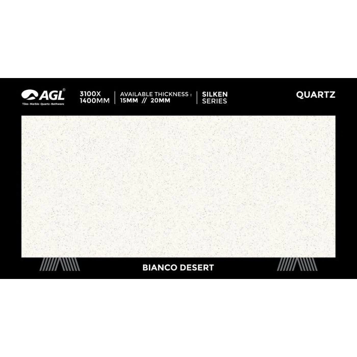 AGL Bianco Desert Quartz — OS-QZ-008, view 3