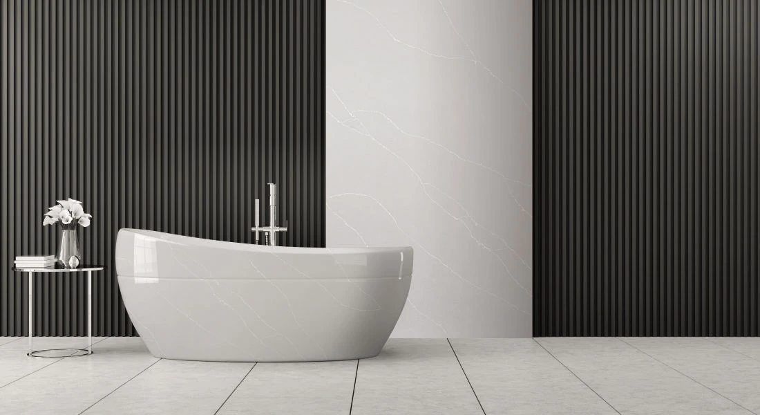 Paradigm CALACATTA GREY RAFEAL Quartz — OS-PQ-114 Quartz Super Jumbo