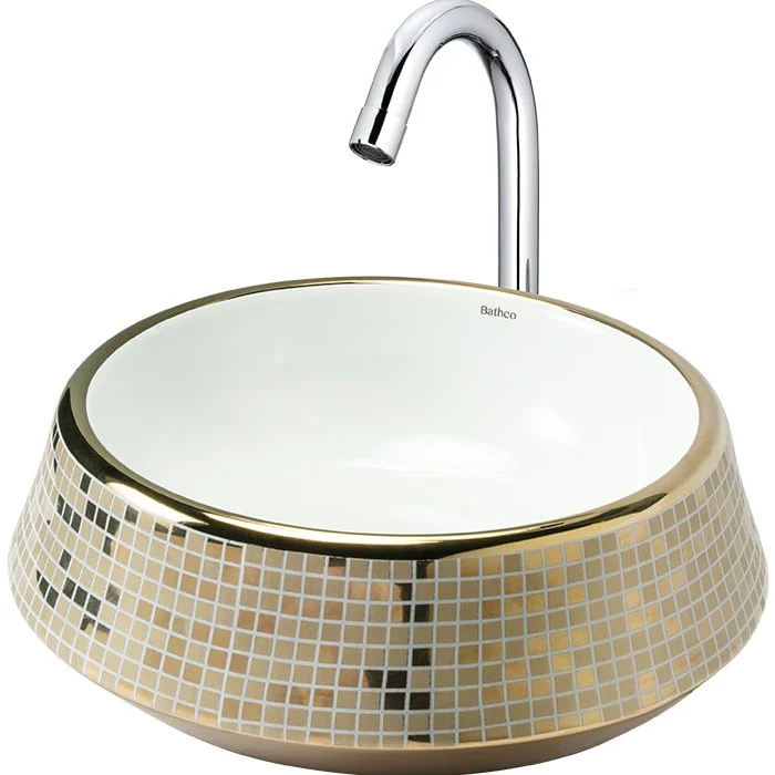 MOUNT(GOLDEN-03) Designer Basin — OS-BS-MOUNT-GOLDEN-03 Designer Basins
