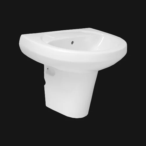 Cornet Half Pedestal Basin — OS-SW-1363 Half Pedestal Basins
