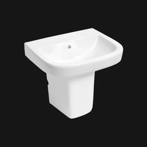 Neo Half Pedestal Basin — OS-SW-1356 Half Pedestal Basins