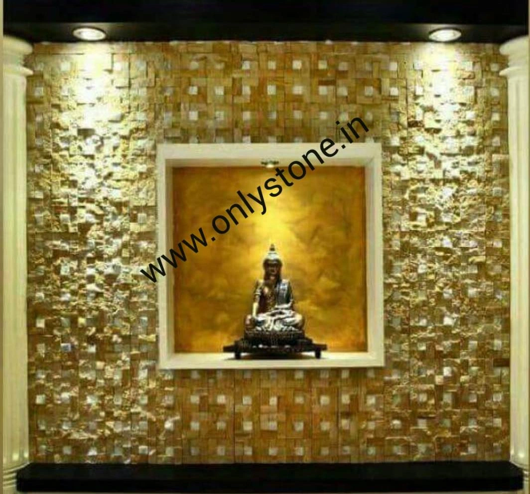 Buddha Niche Mosaic Stone Feature — OS-SM-003 Carved Murals