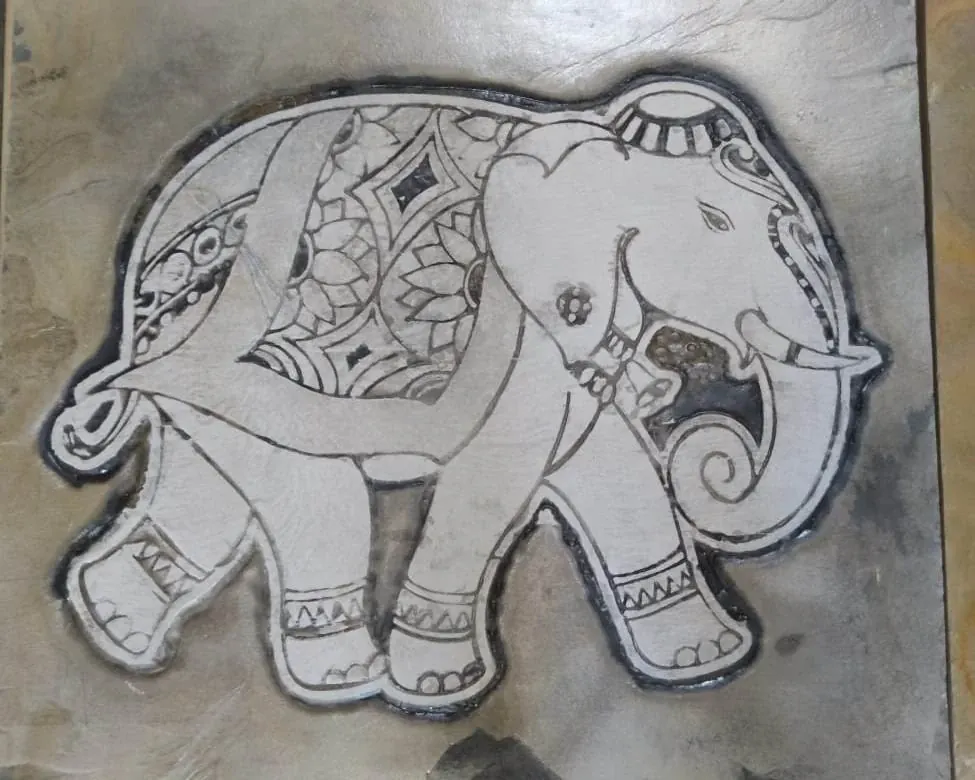 Decorative Elephant Stone Accent Panel — OS-SM-187, view 4