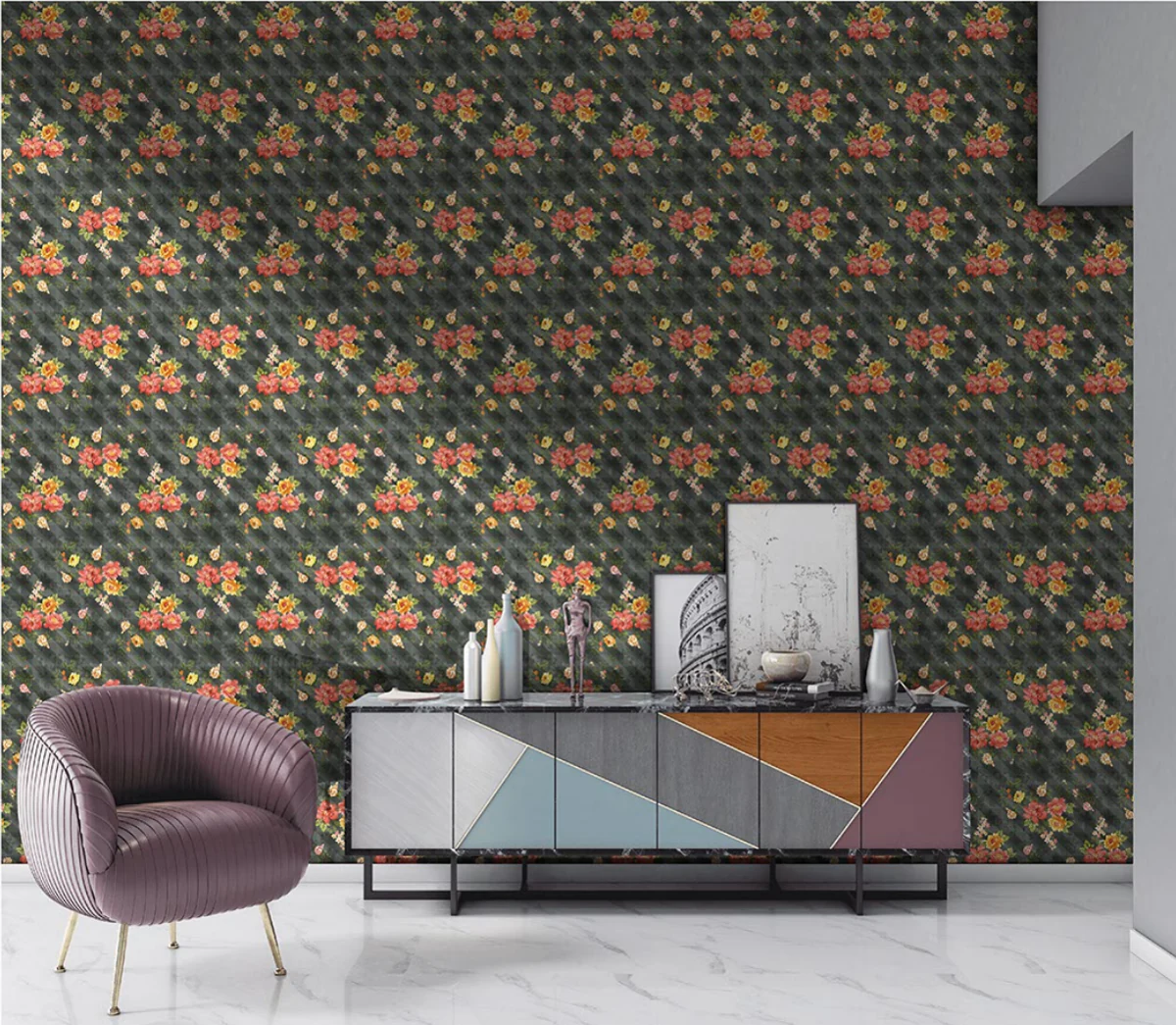 OMD BRILLO PETRON decorative interior application illustration