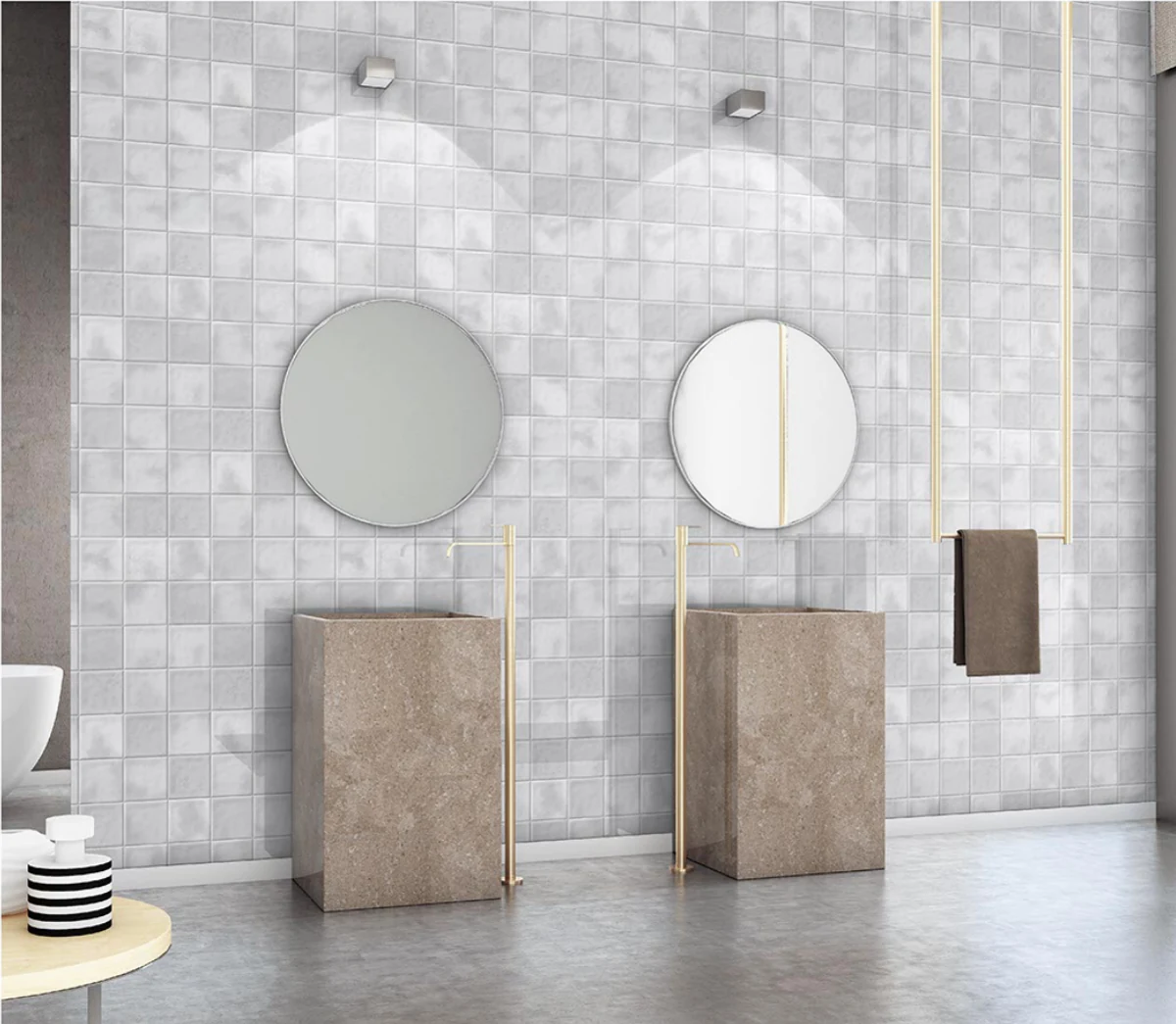 OMD FILO BIANCO decorative interior application illustration