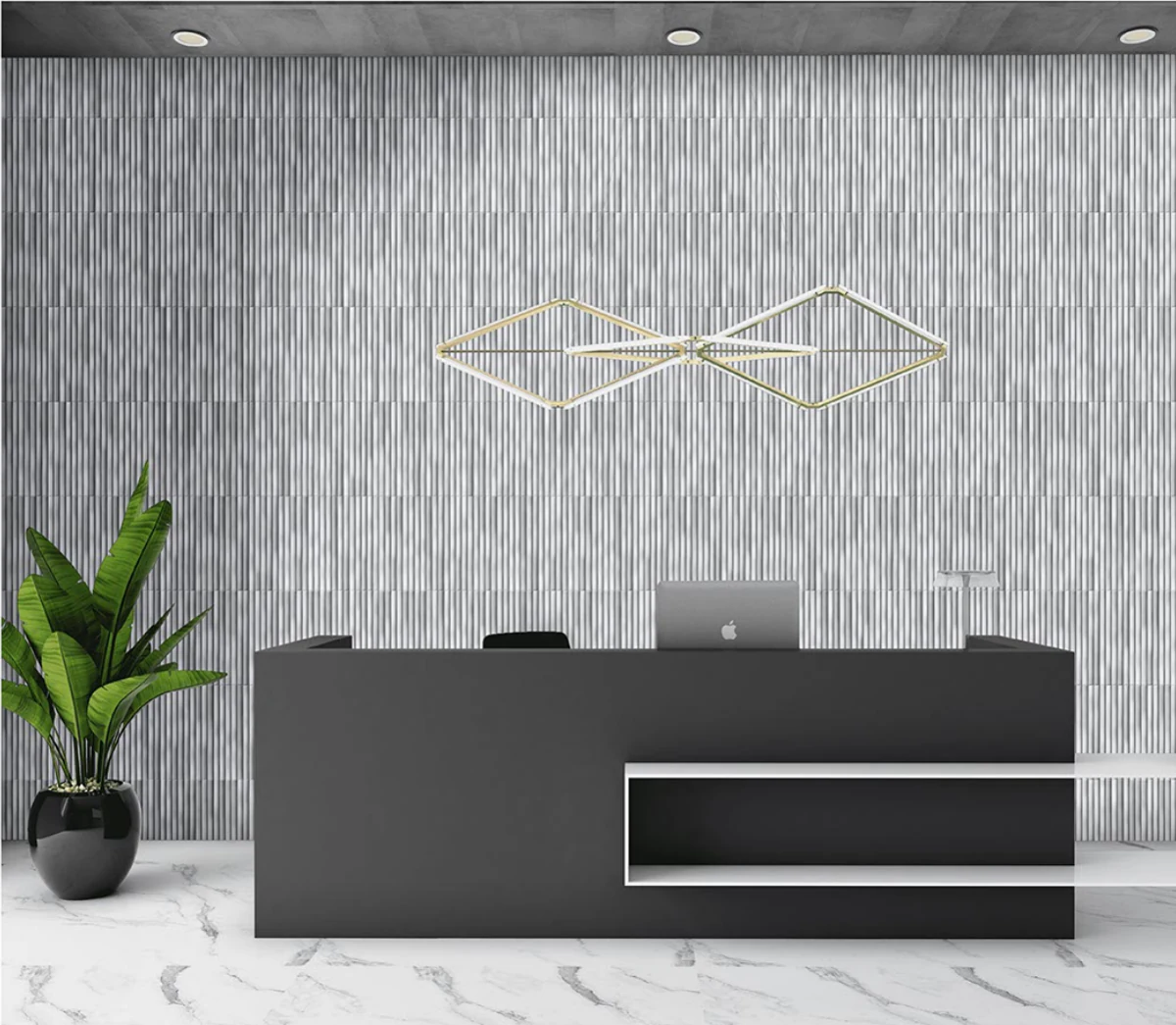 OMD LINER GRAY decorative interior application illustration