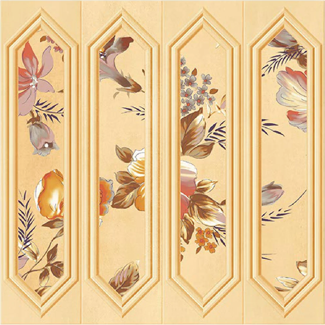OMD PICKET MUSTARD — OMD PICKET MUSTARD Wall Tiles