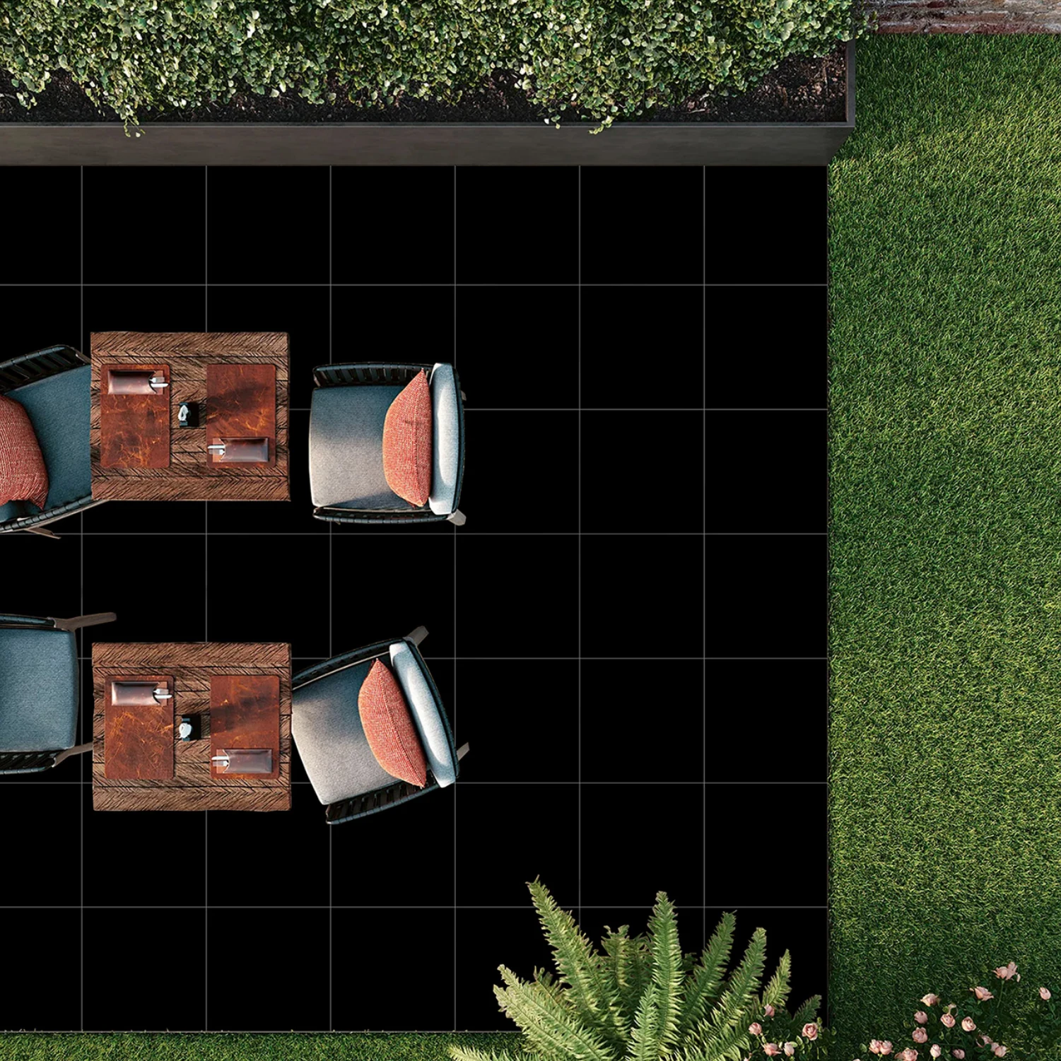 OMJ PLAIN BLACK catalogue installation illustration