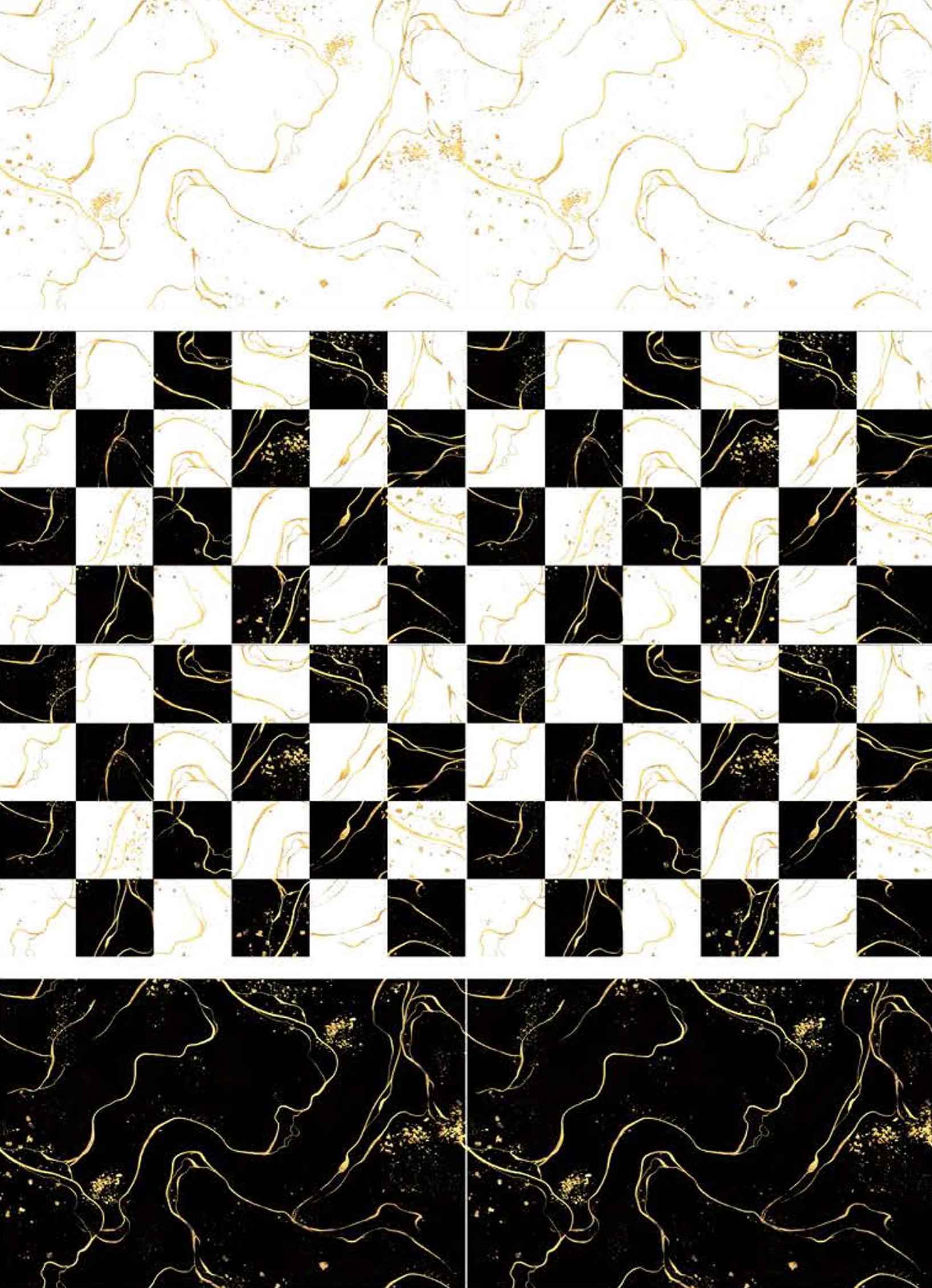 OTH 6505 coordinated wall-tile arrangement
