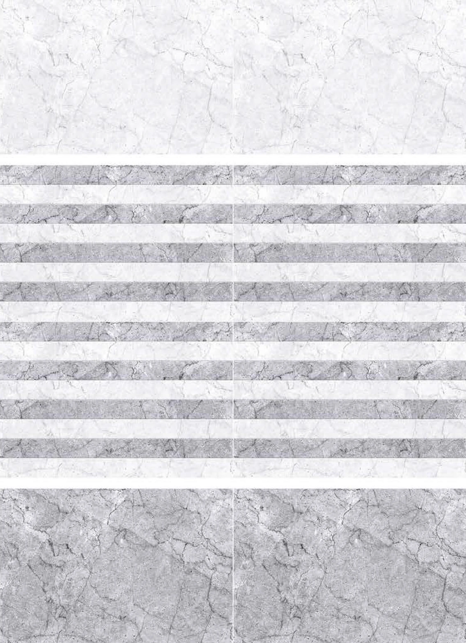 OTH 7232 STRIPED coordinated wall-tile arrangement